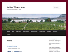 Tablet Screenshot of indianwines.info